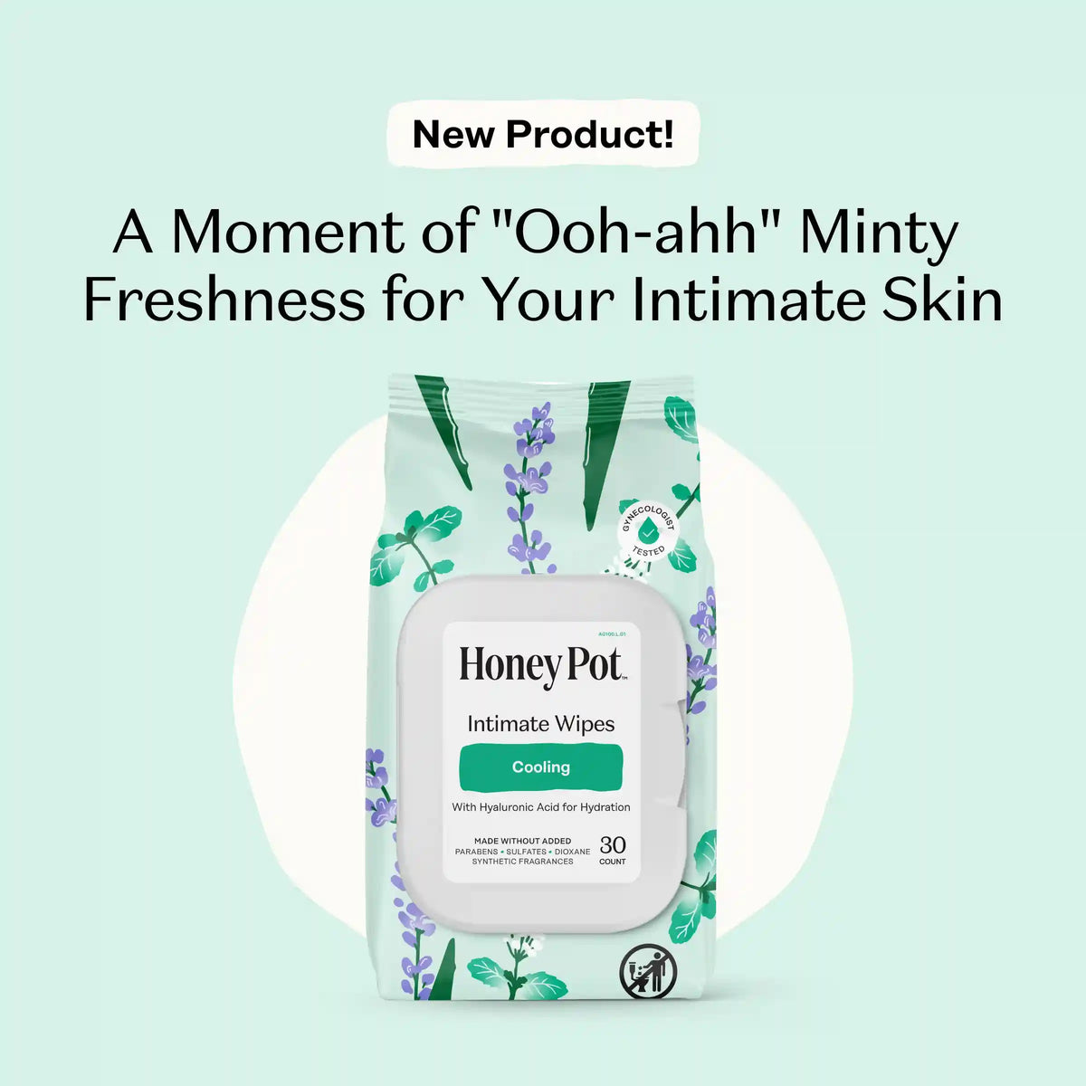 Cooling Intimate Wipe